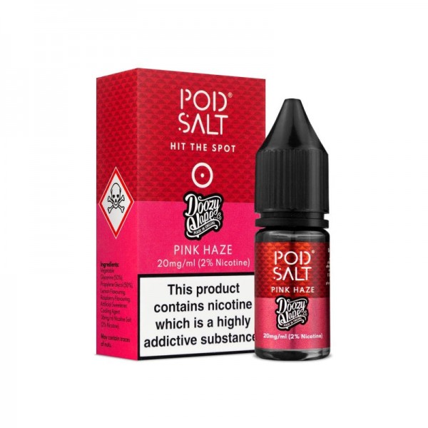 Pod Salt & Doozy Vape Pink Haze Nic Salt 10ml