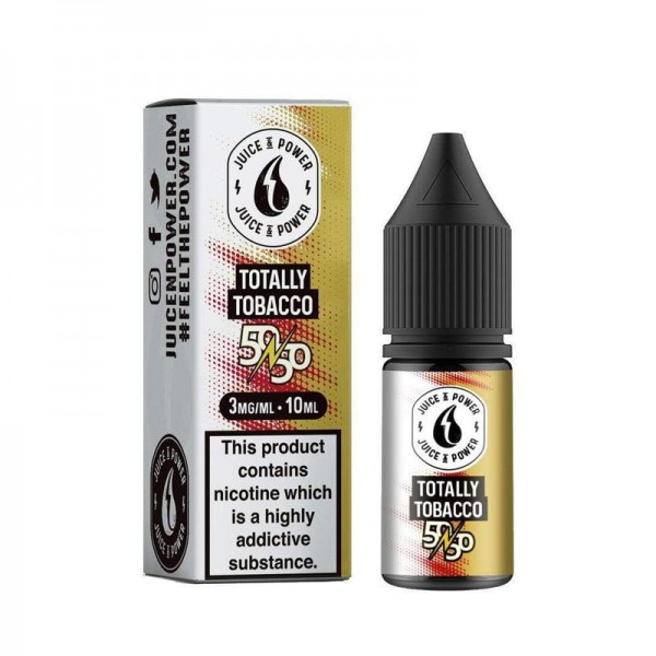 Juice N Power Totally Tobacco 50/50 E-Liquid 10ml