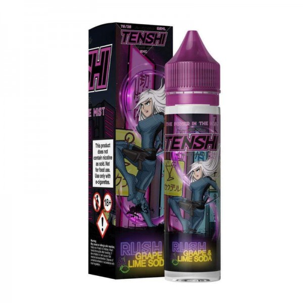 Tenshi Rush Grape & Lime Soda Shortfill 50ml