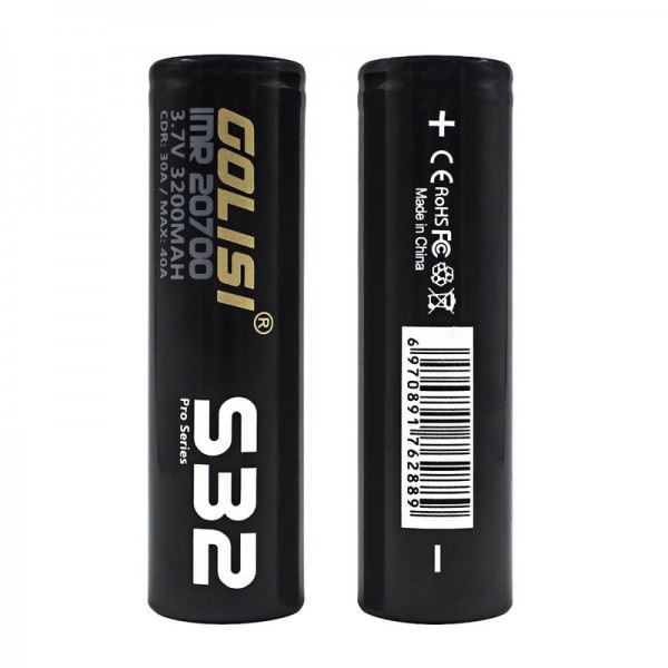 Golisi S32 20700s 3200m Li-ion Battery 2pcs