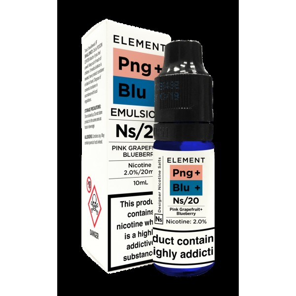 Element NS Pink Grapefruit & Blueberry Nic Salt 10ml