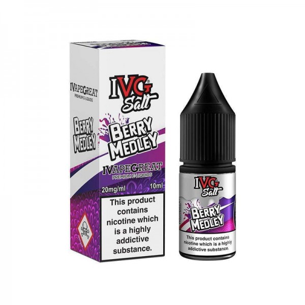 IVG Salt Berry Medley Nic Salt E-liquid 10ml