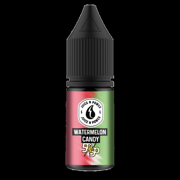 Juice N Power Watermelon Candy 50/50 E-Liquid 10ml