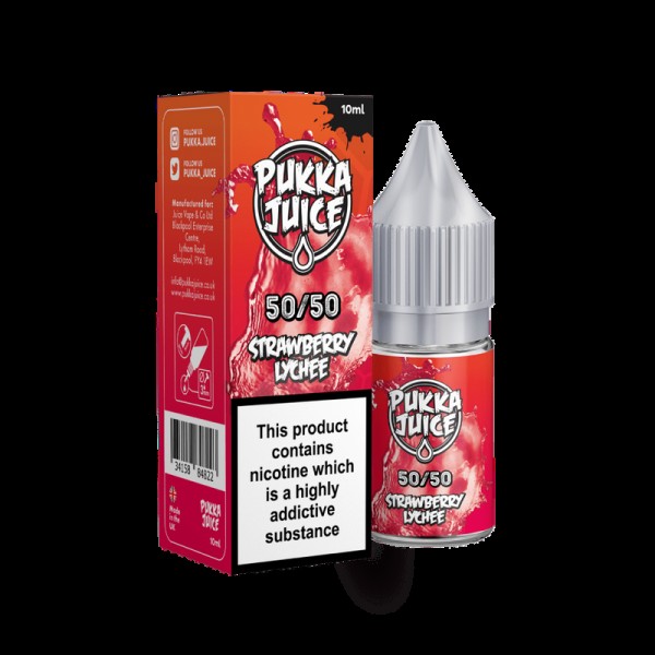 Pukka Juice Strawberry Lychee E-liquid 10ml
