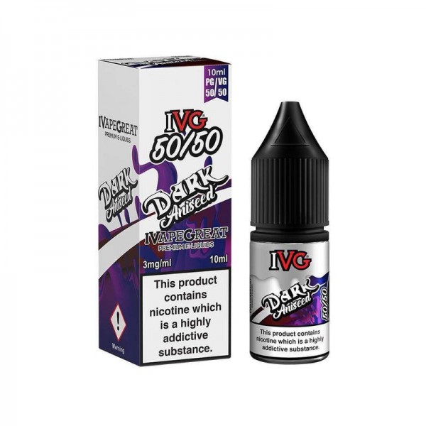 IVG 50/50 Dark Aniseed E-liquid 10ml