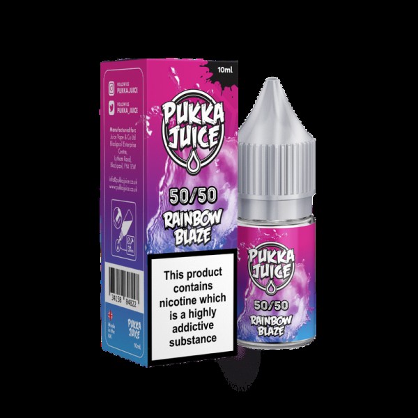Pukka Juice Rainbow Blaze E-liquid 10ml