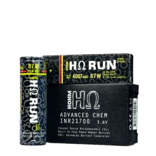 Hohm Tech Run XL 21700 Battery