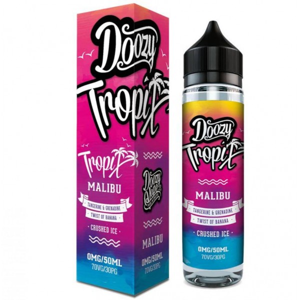 Doozy Vape Co Tropix Range Malibu Shortfill E-liquid 50ml