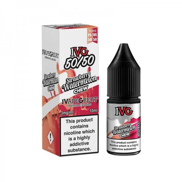 IVG 50/50 Strawberry Watermelon Chew E-liquid 10ml