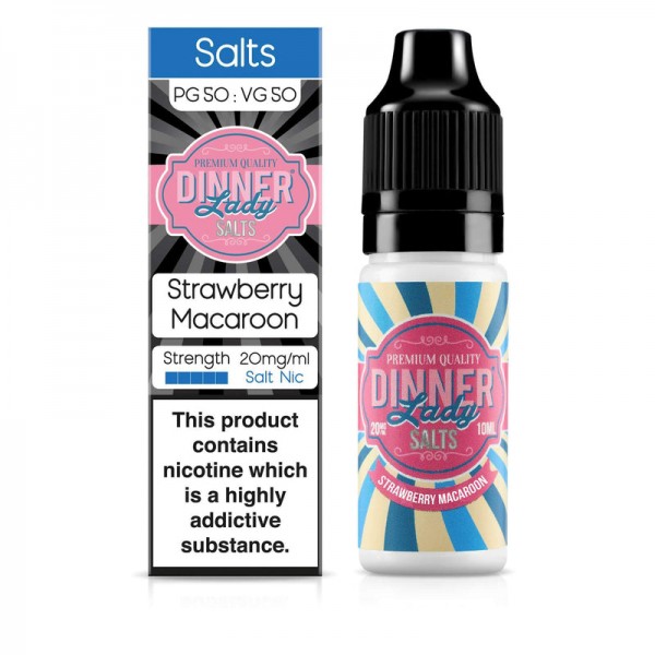 Dinner Lady Strawberry Macaroon Nic Salt 10ml